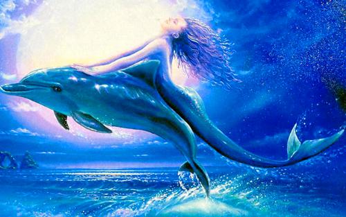 身姿妖娆的鱼美人