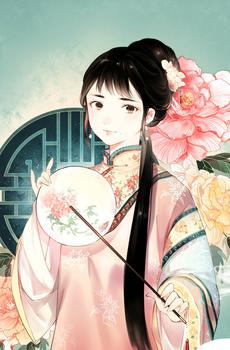 唯美手绘美女-3