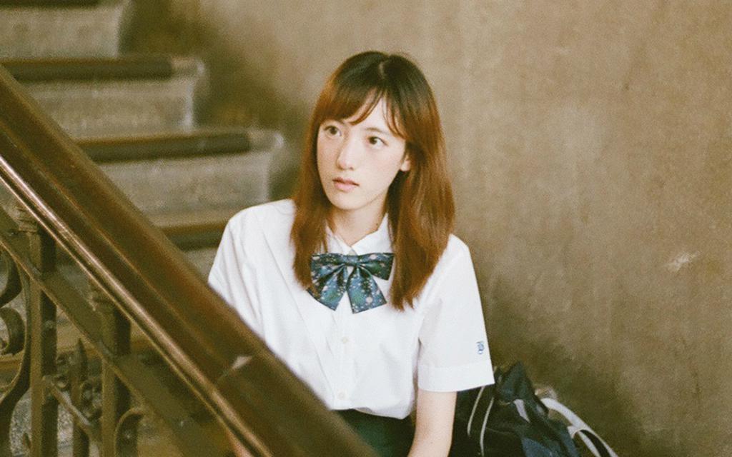 jk制服文艺女生