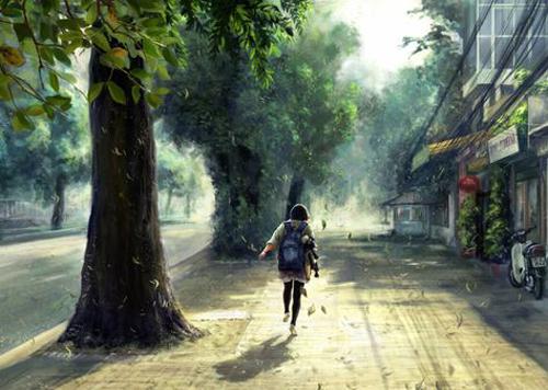 在幸福的童年里奔跑