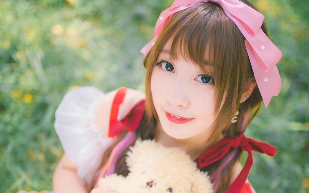 日系美少女户外写真