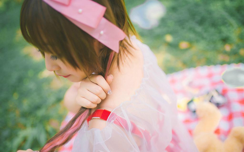 日系美少女户外写真