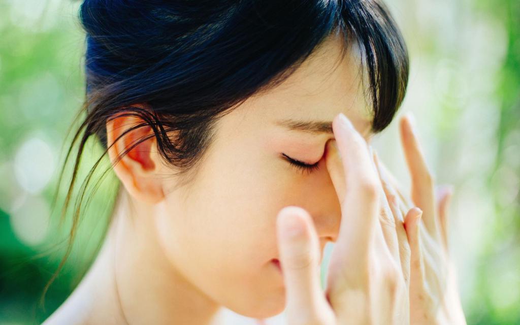 日系美女特写照