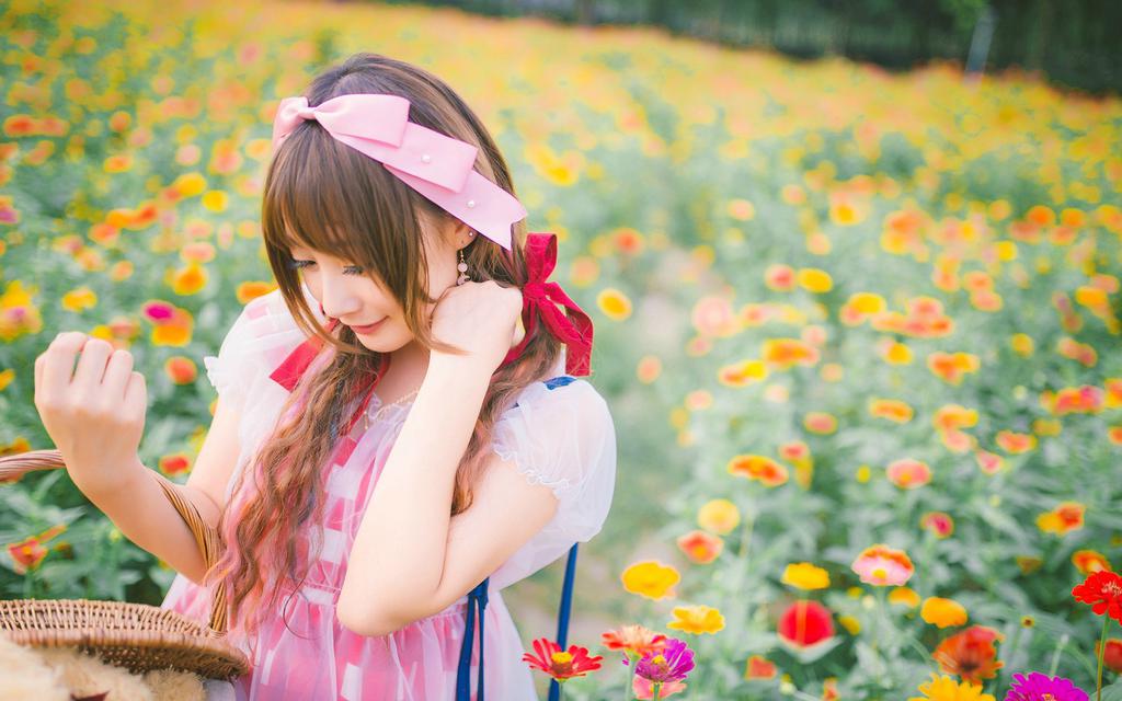 日系美少女户外写真