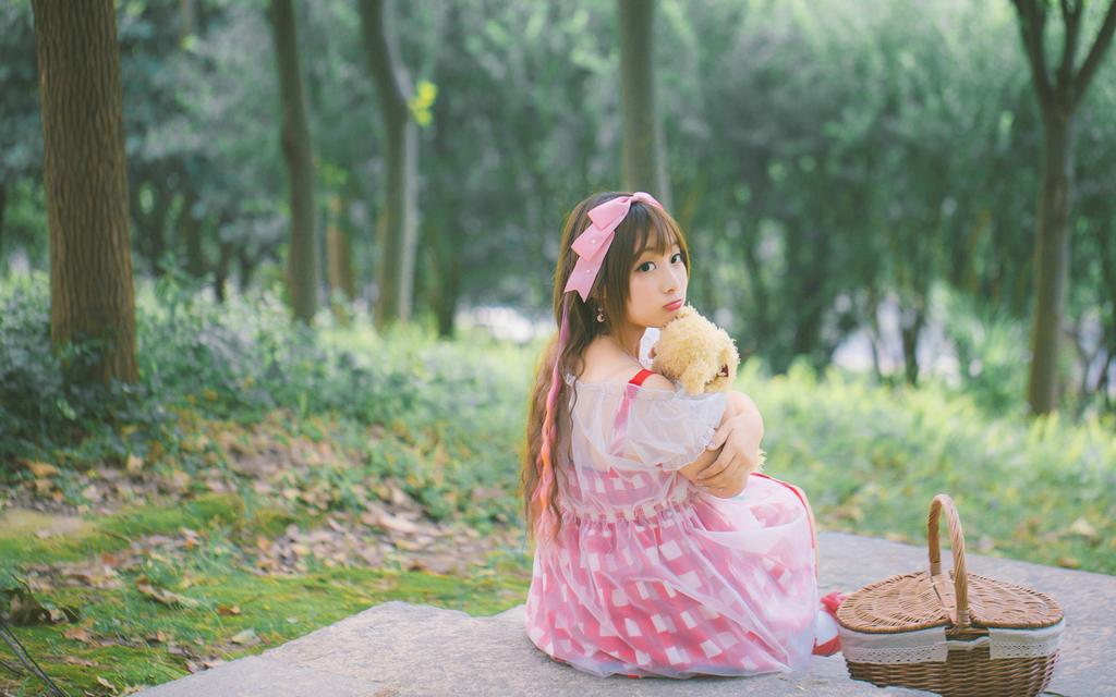 日系美少女户外写真