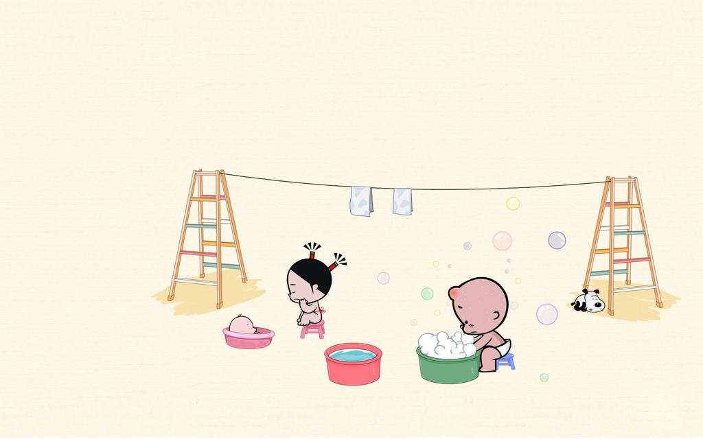 五一劳动节卡通