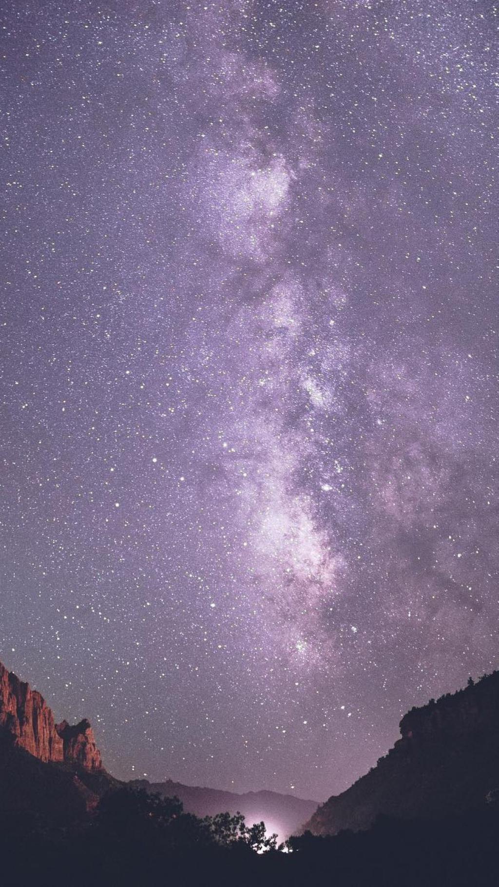 唯美夜晚星空风景