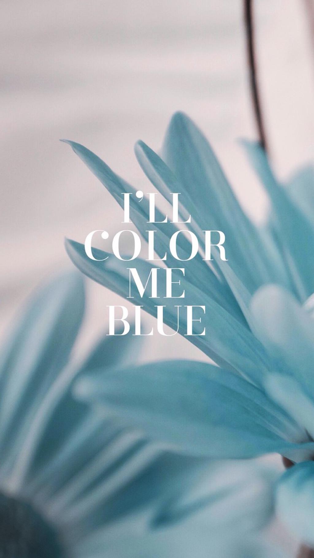 蓝色系唯美英文文字