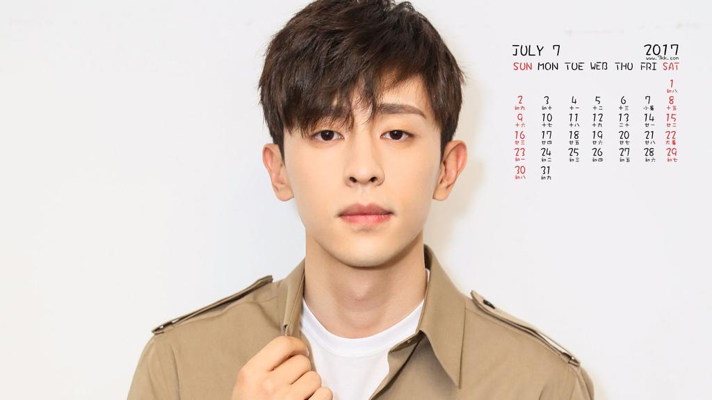 2017年7月帅哥日历