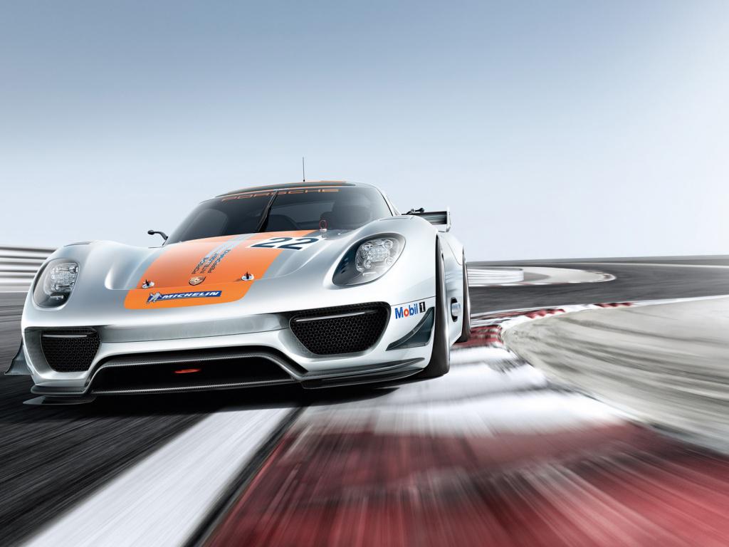 时尚跑车保时捷918高清图片