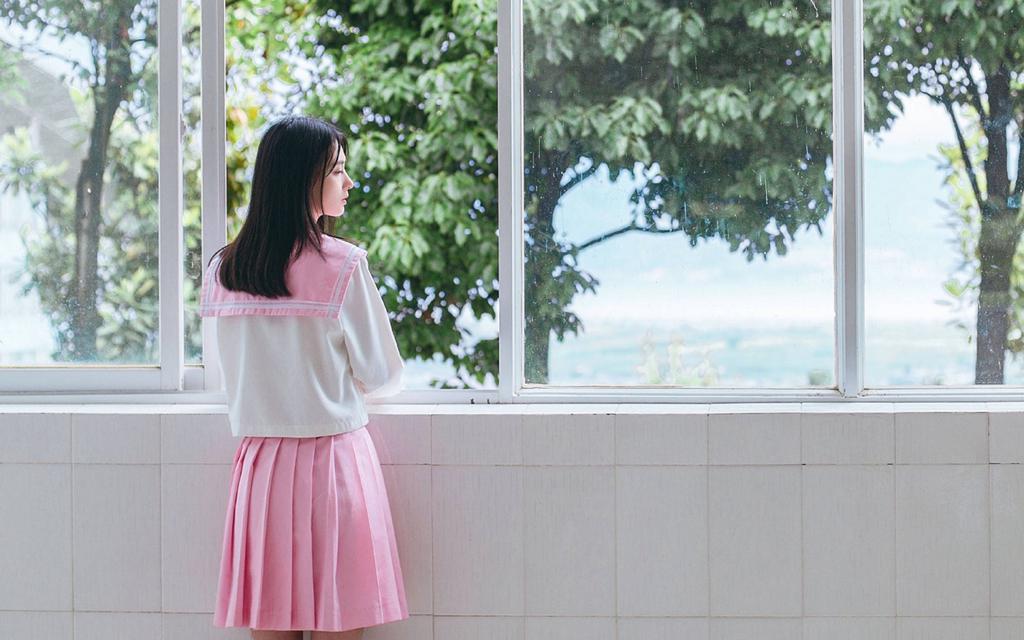 水手服美女清新唯美写真