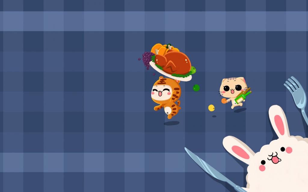 可爱卡通感谢老师背景