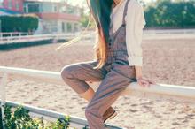 治愈系阳光美女牧场养眼写真