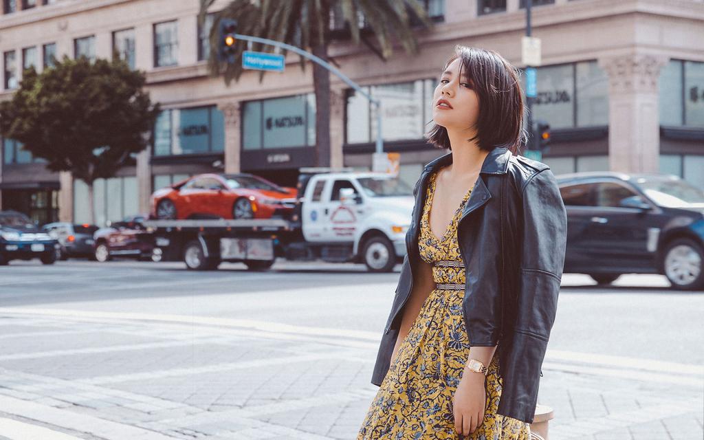 马思纯清新时尚大片