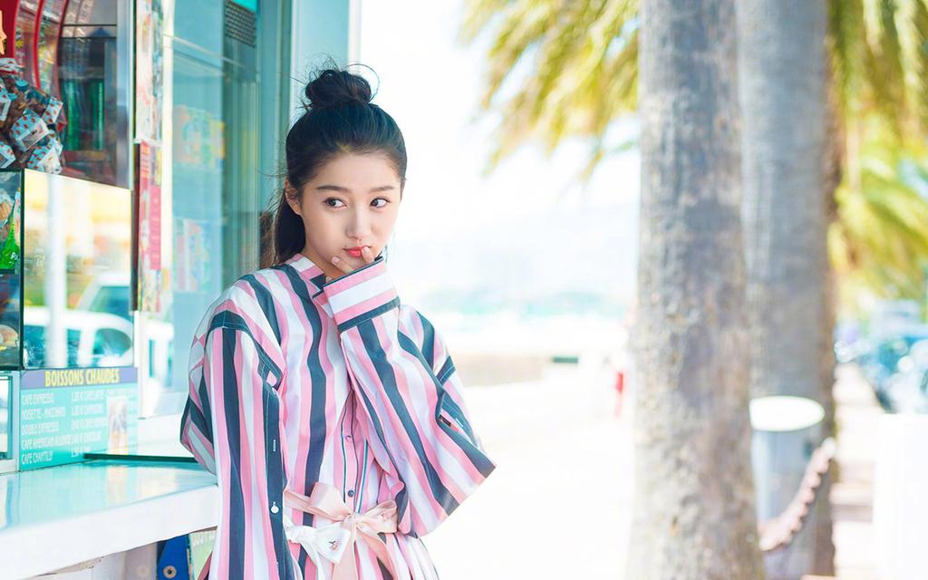 关晓彤戛纳时尚写真