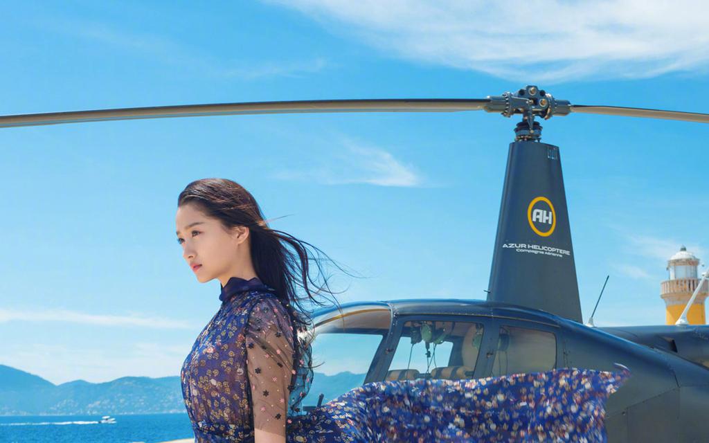 关晓彤戛纳时尚写真