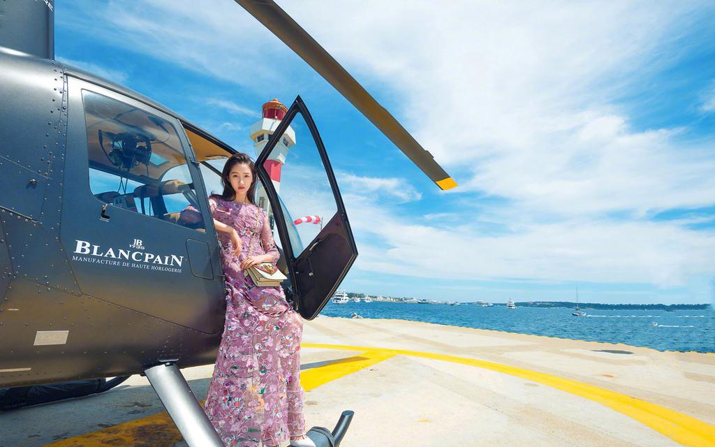 关晓彤戛纳时尚写真