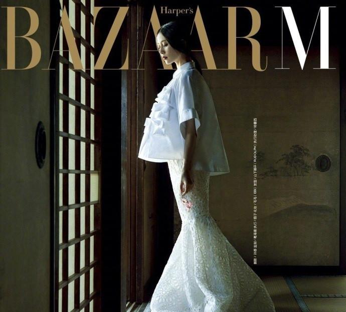 刘诗诗最新杂志写真图片：清雅仙气十足