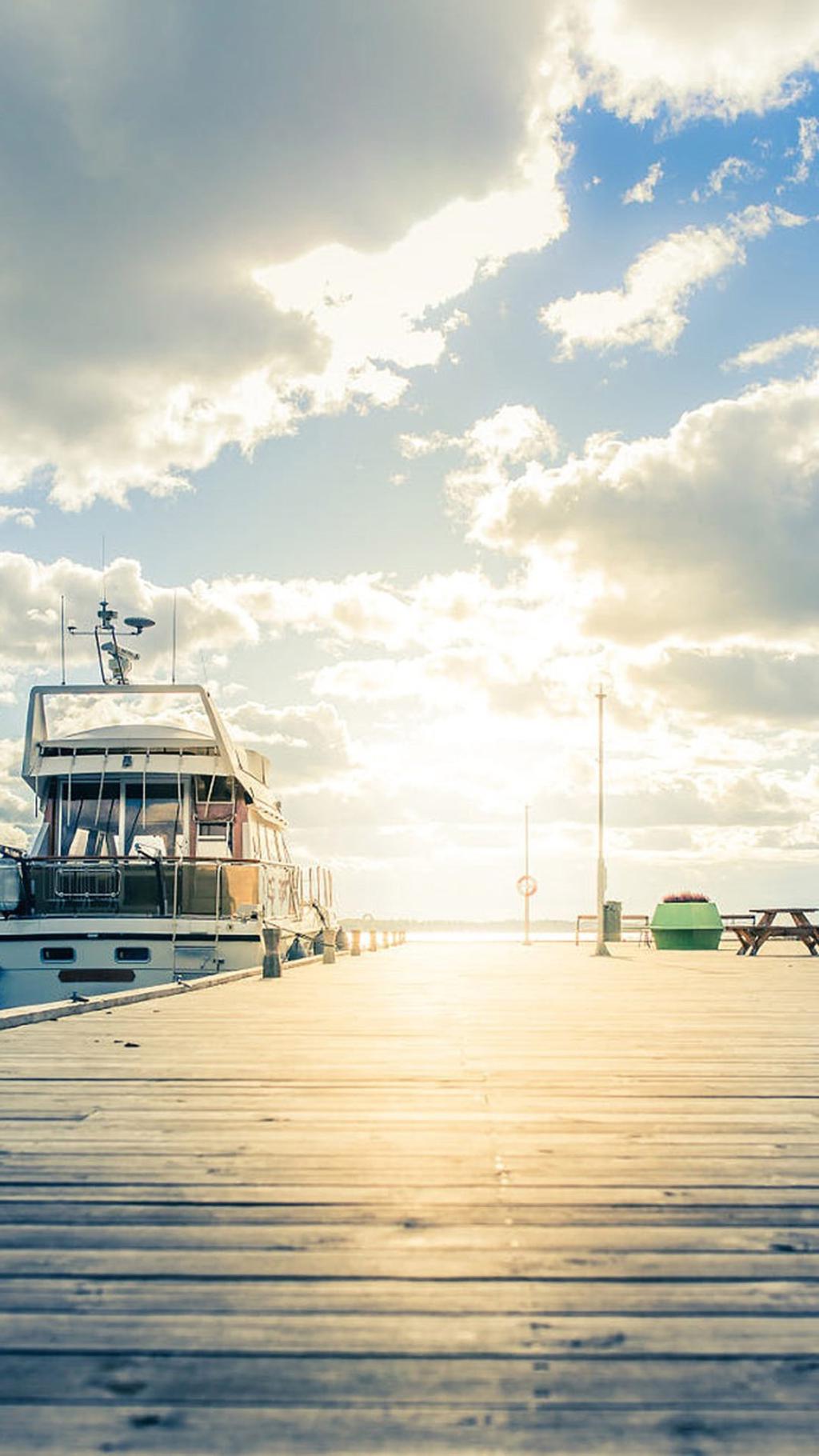 海上帆船唯美风景