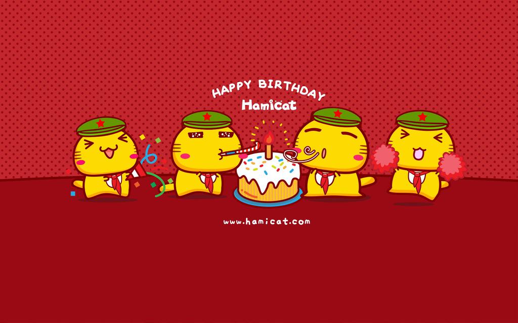 可爱卡通欢度国庆