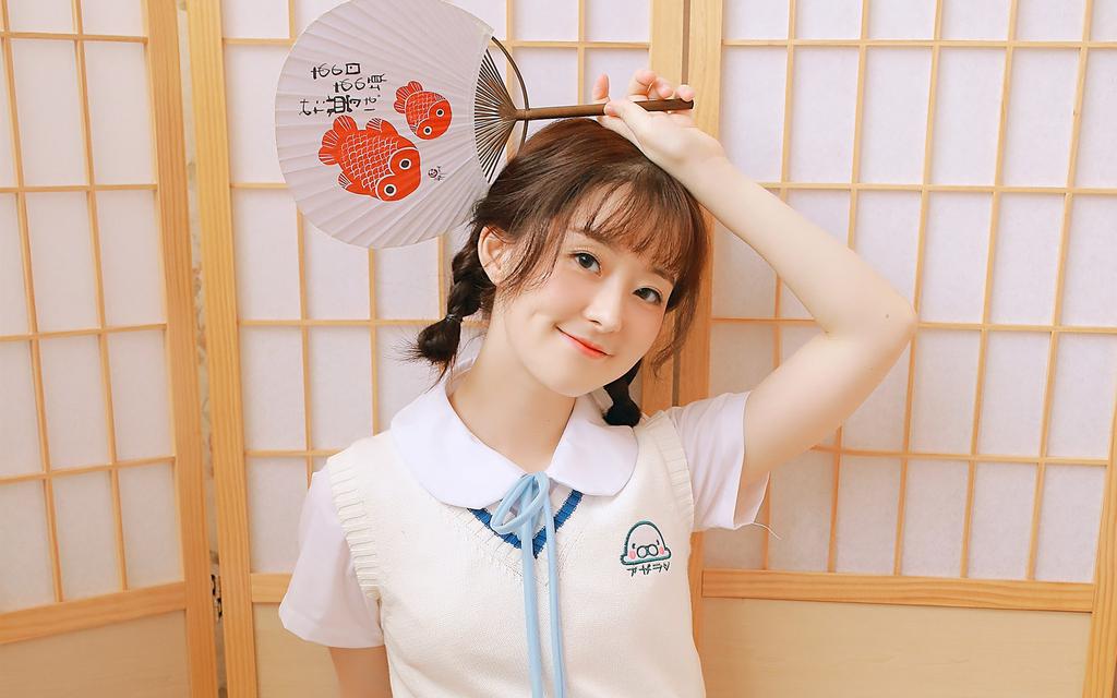 清纯少女JK制服清新写真