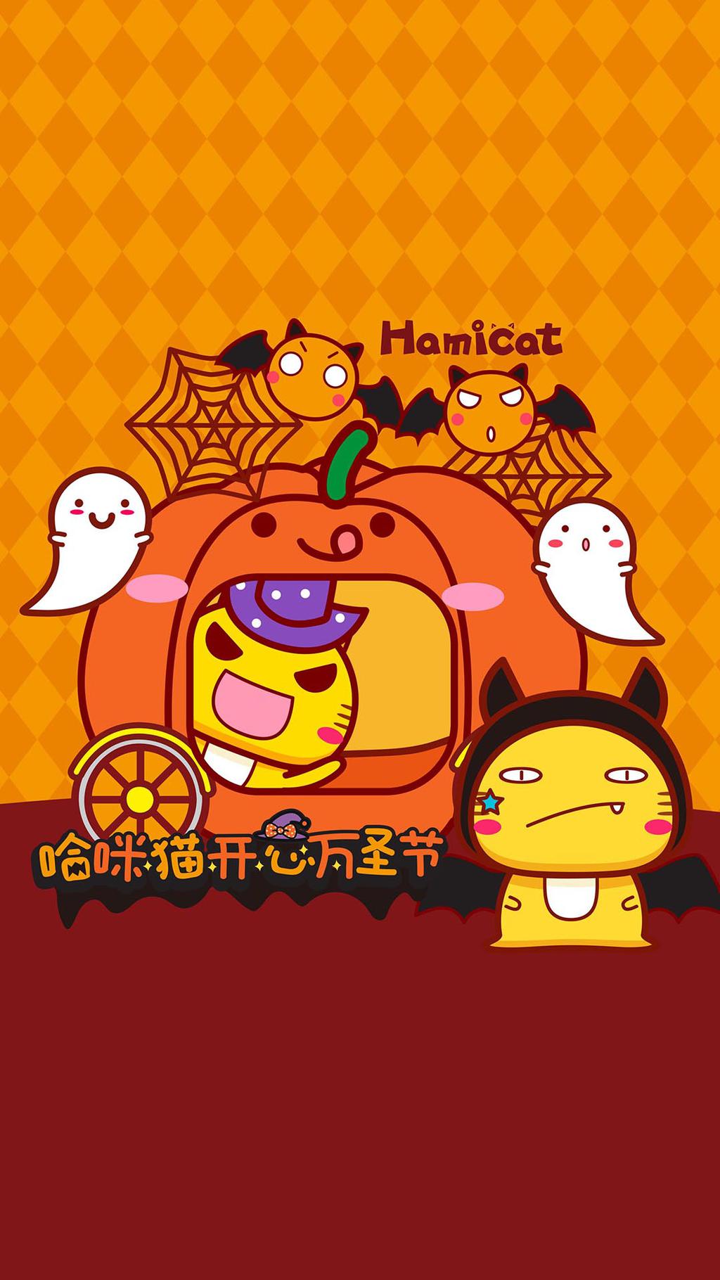 万圣节可爱哈咪猫