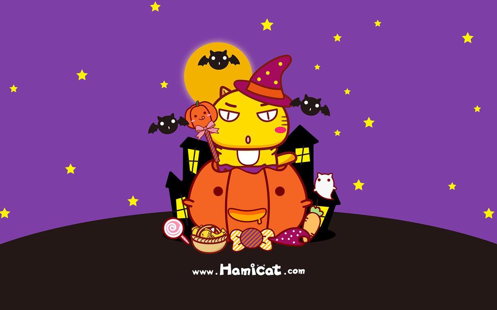 可爱哈咪猫万圣节