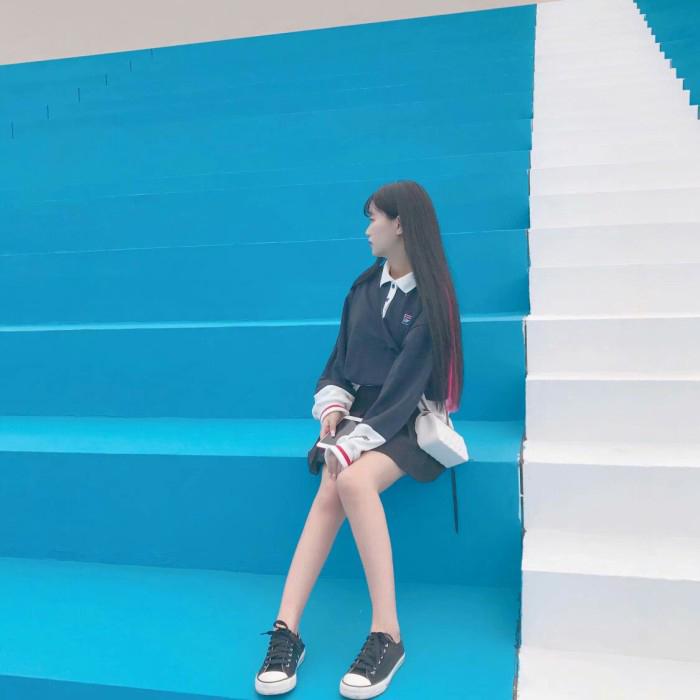 杨清柠Devbor校园清新写真