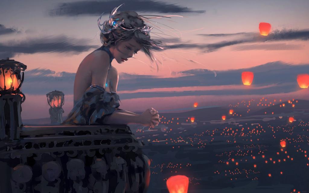 漫画鬼刀Ghost Blade by WLOP