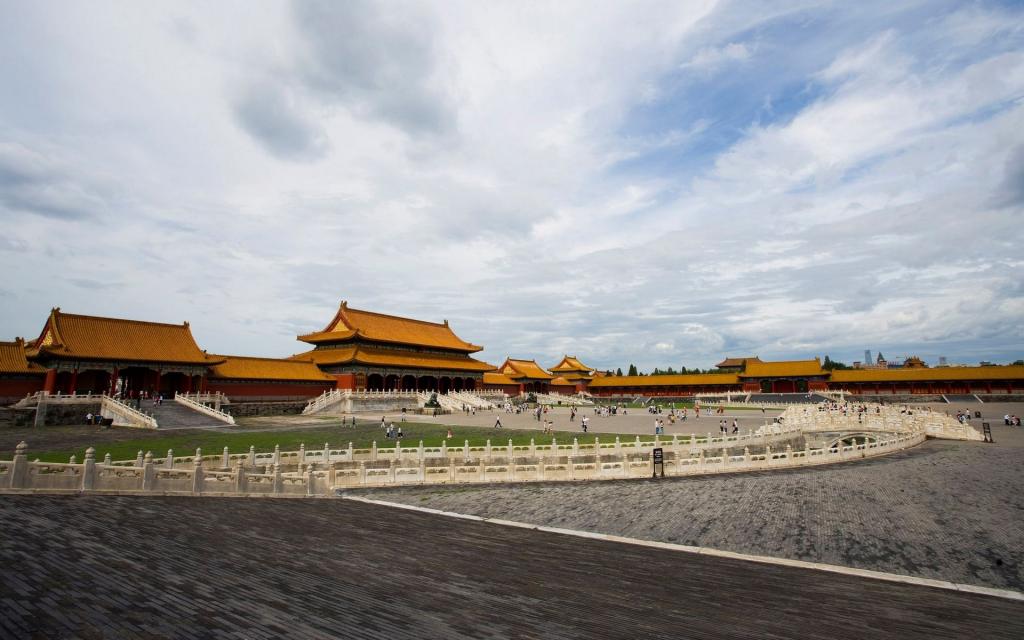 壮观的故宫太和门