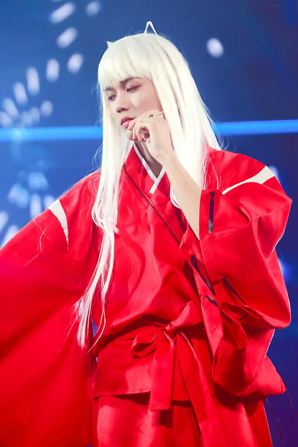 林彦俊cosplay犬夜叉帅气写真