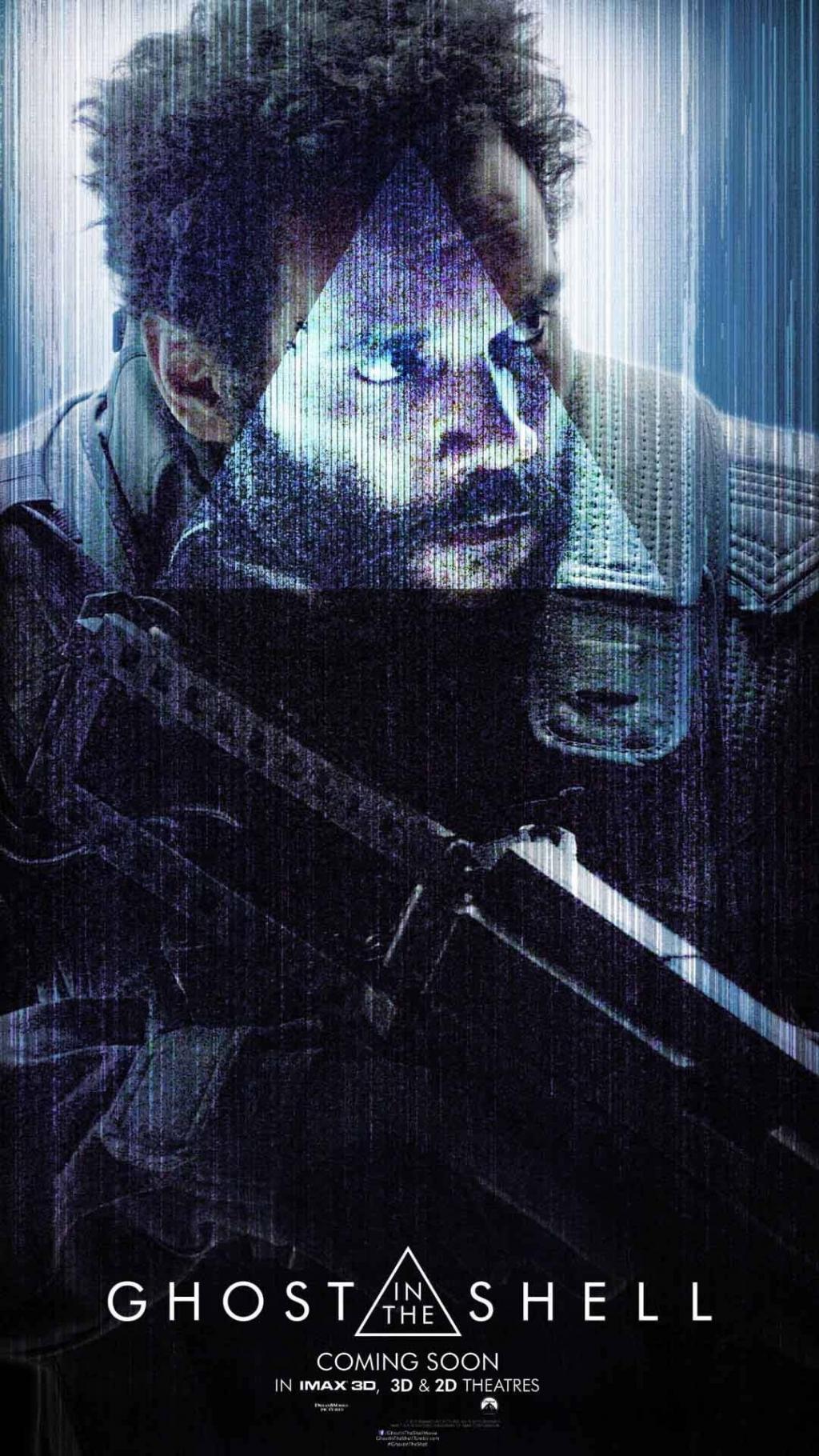 电影攻壳机动队角色海报