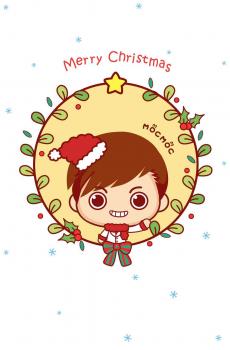 可爱卡通摩丝摩丝圣诞节-10