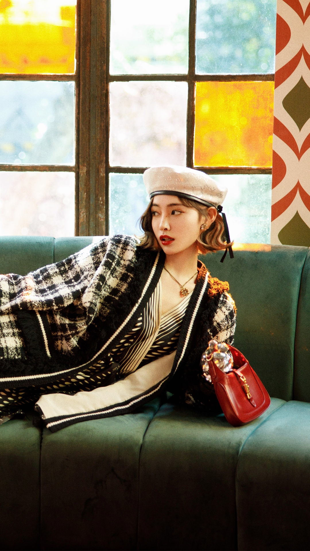 许佳琪高贵气质亮片写真,高清图片,手机锁屏桌面-壁纸族