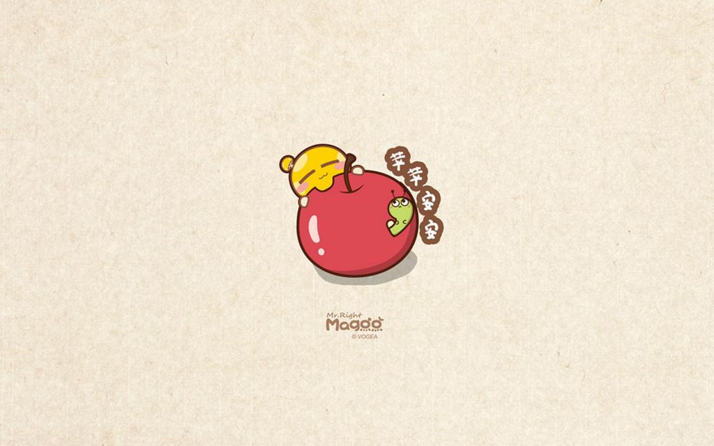 可爱卡通蘑菇点点