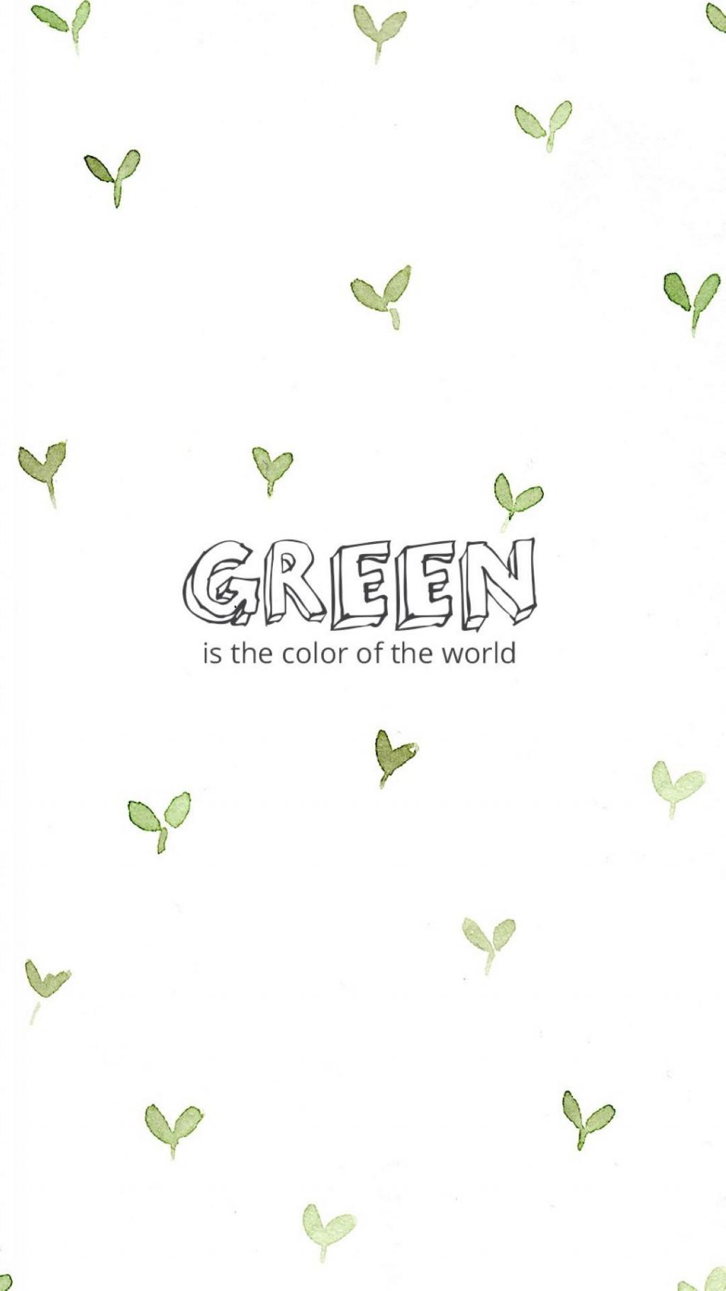 小清新文字平铺背景手机锁屏壁纸