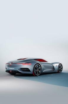 超帅概念银色超跑