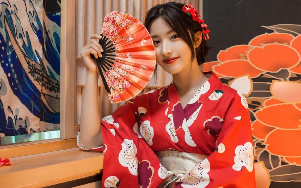 漂亮养眼的和服女生优雅写真