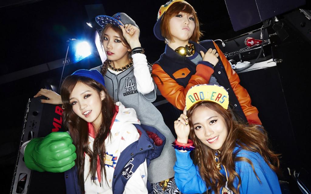 Miss A代言MLB休闲服壁纸