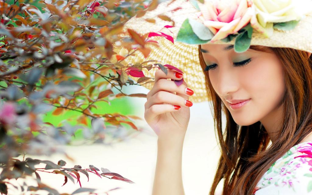 娇美似花的女孩