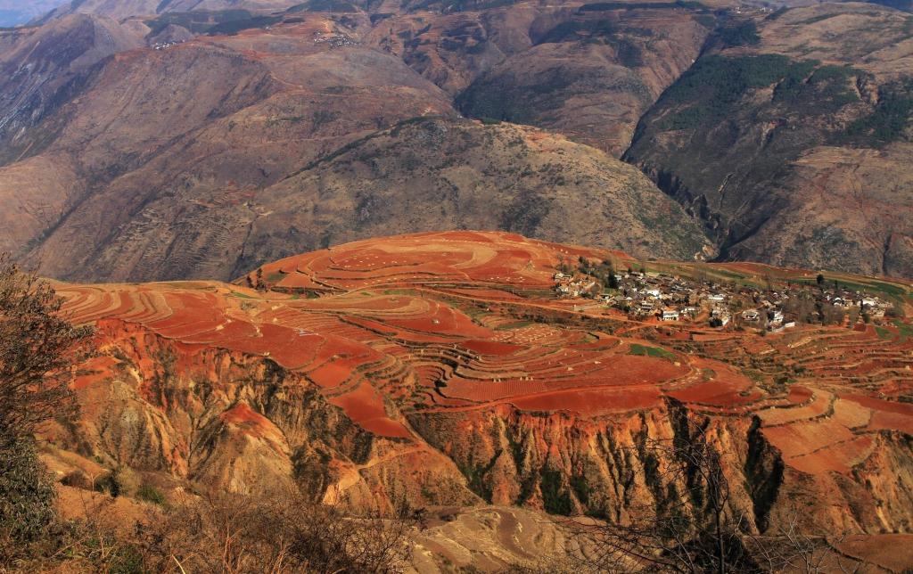 唯美的东川红土地