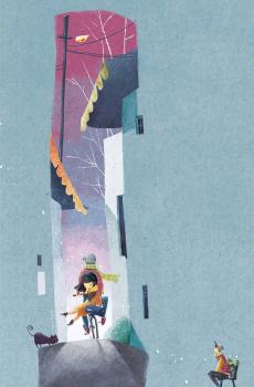 治愈系温馨插画-4