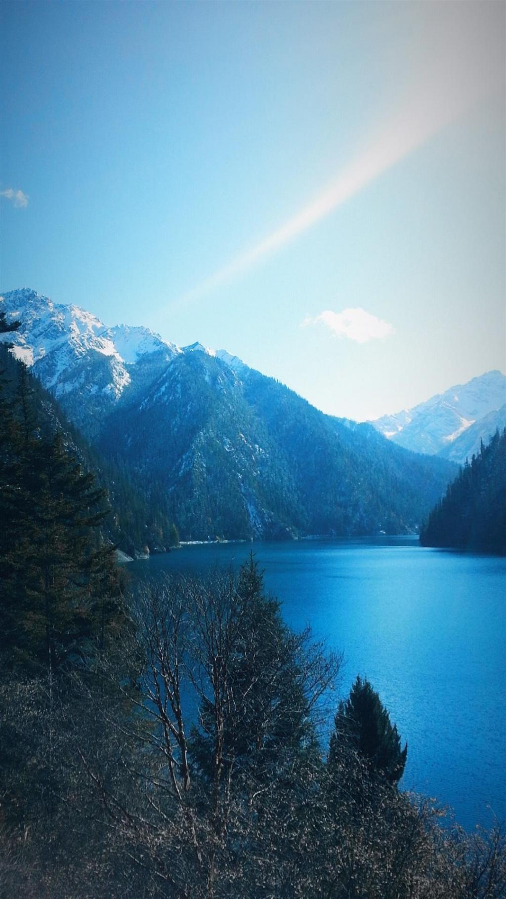 人间仙境九寨沟,高清图片,手机锁屏桌面-壁纸族