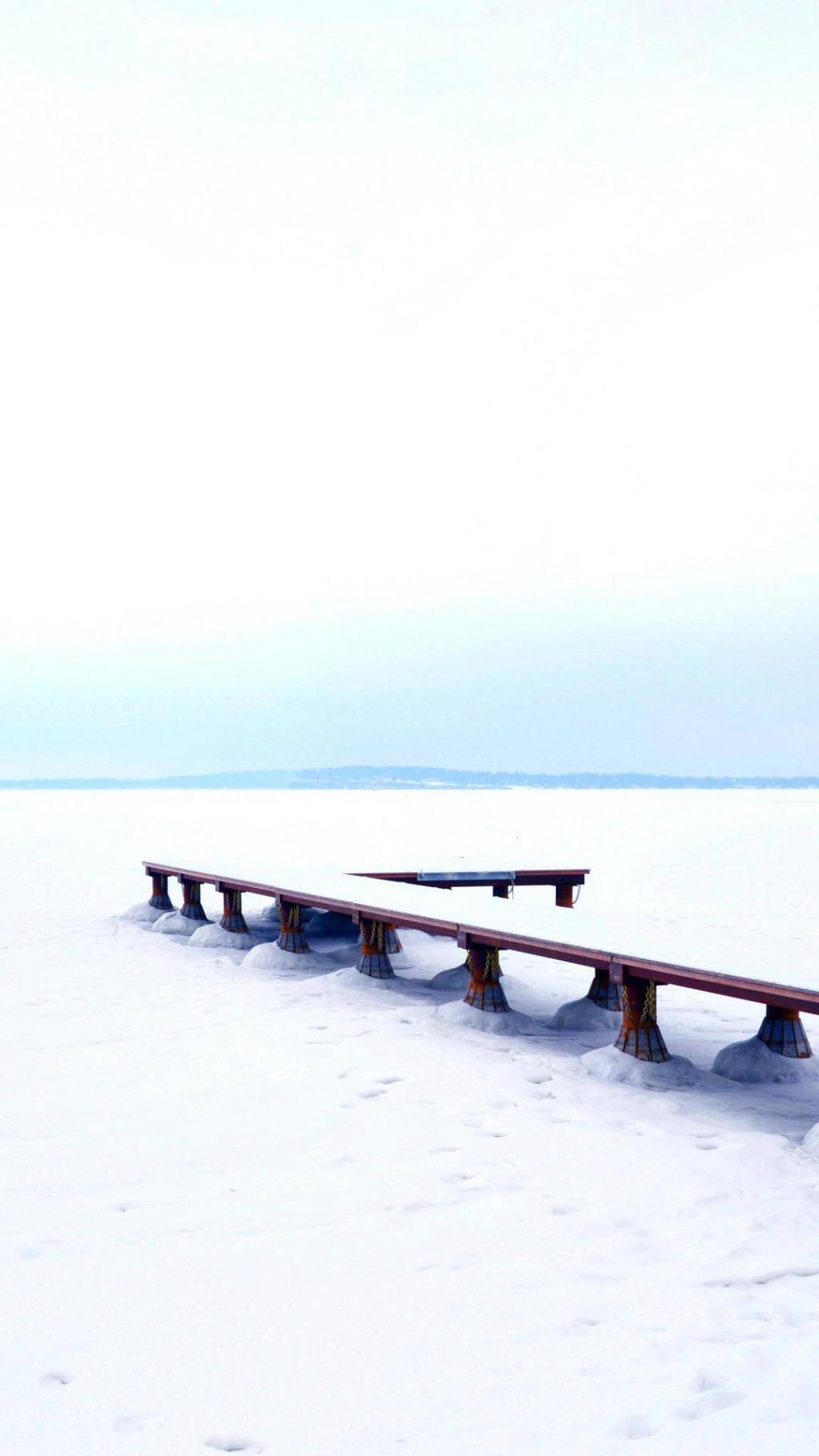 唯美冬季雪景自然风光