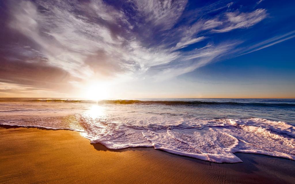 美国加利福尼亚州日落风景