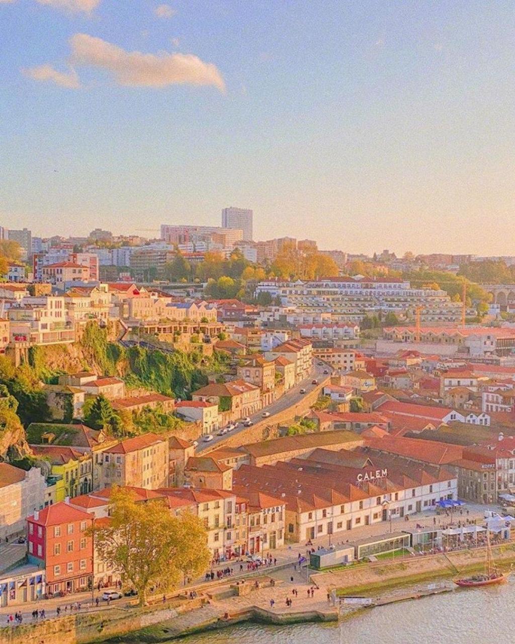 波尔图的浪漫迷人黄昏 ​​​​