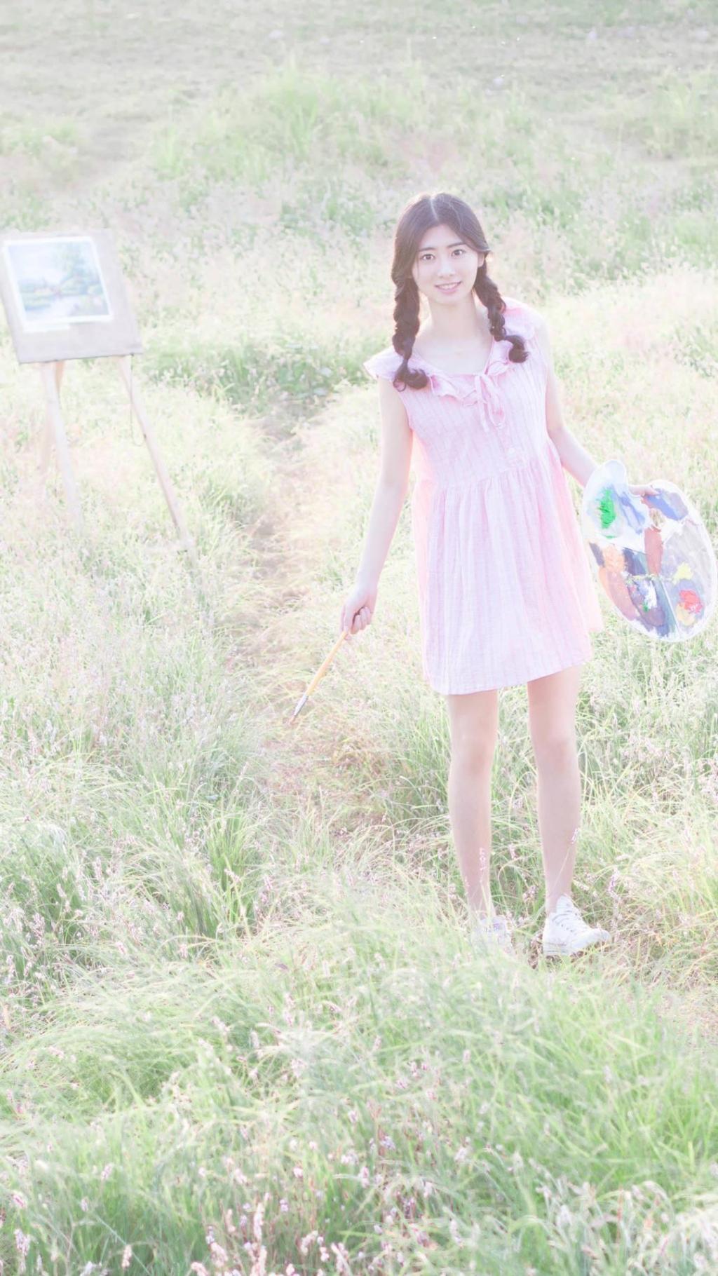 清新可爱的美女