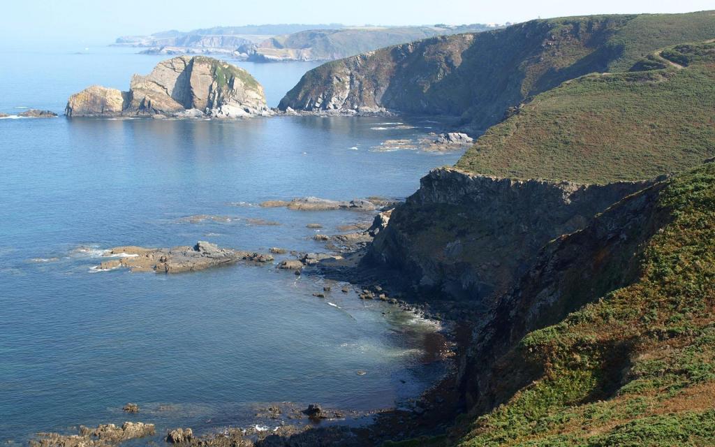 唯美海岸线风景摄影