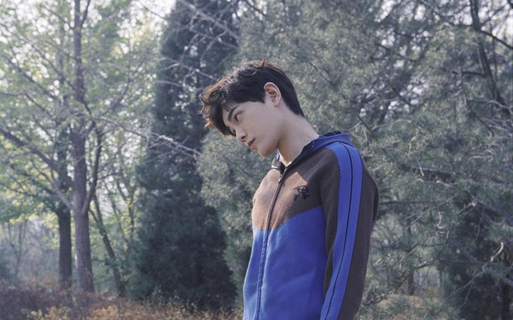 追风少年丁禹兮休闲运动装帅气写真