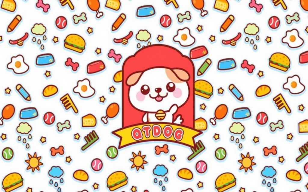 萌趣秋田君卡通